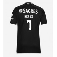 Benfica David Neres #7 Auswärtstrikot 2023-24 Kurzarm